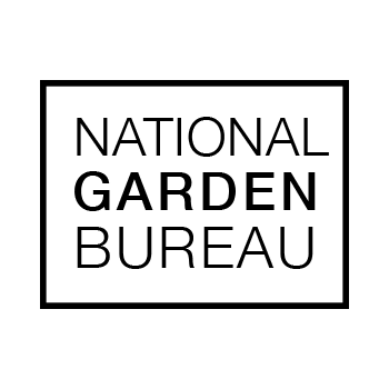 National Garden Bureau logo black and white