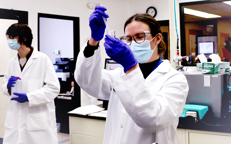 Scientist at Particle Technology Labs
